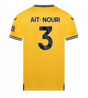 Wolves Rayan Ait-Nouri #3 Hjemmebanetrøje 2023-24 Kort ærmer